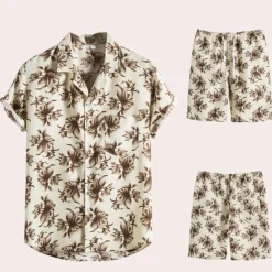 Sets Heren*Amedeo - Tweedelige Hawaiian herenset voor de zomer