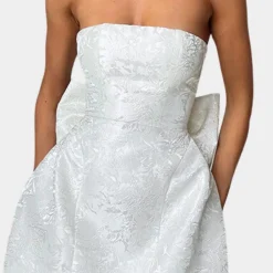 Jurken & Jumpsuits Dames*Amelia - Elegante strapless cocktailjurk voor dames - Perfect voor de Zomerfeesten