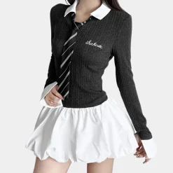 Jurken & Jumpsuits Dames*AMETHYST - Stijlvolle Zomerjurk voor Dames Zwart