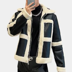 Jassen Heren*ANALU - Modieus Motorjack voor Heren Zwart