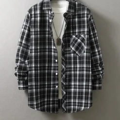 Shirts Heren*Anatoli - Stijlvol zomer overhemd met lange armen voor mannen