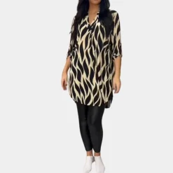 Jurken & Jumpsuits Dames*Andi - Comfortabele casual damesjurk voor de zomer