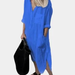 Jurken & Jumpsuits Dames*Andra - Stijlvolle en comfortabele lange zomerjurk voor dames