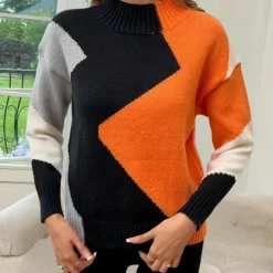 Truien & Vesten Dames*ANDREA - Comfortabele Zomerse Trui voor Dames Gemengde kleur