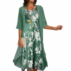 Jurken & Jumpsuits Dames*ANDREA - Zomerse elastische jurk voor de zomer