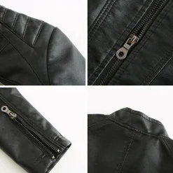 Leren Jassen Dames|Jassen Dames*ANDRIJANA - Stijlvolle leren zomerjas