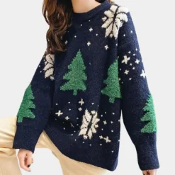 Truien & Vesten Dames*ANGELIE - Stijlvolle Kersttrui voor Dames