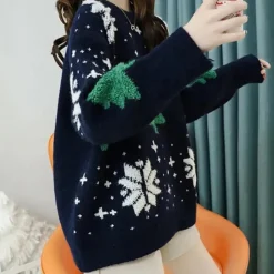 Truien & Vesten Dames*ANGELIE - Stijlvolle Kersttrui voor Dames