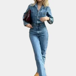 Jurken & Jumpsuits Dames*Anita - Stijlvolle zomerse jumpsuit voor dames Blauw