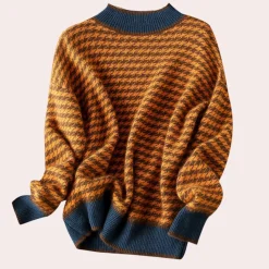 Truien & Vesten Dames*ANNA - Luchtige Zomerse Trui voor dames Oranje