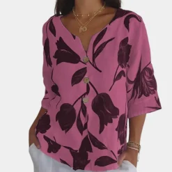 Truien & Vesten Dames*Annabelle - Chique Sereniteit Zomerse Dames Top