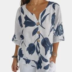 Truien & Vesten Dames*Annabelle - Chique Sereniteit Zomerse Dames Top