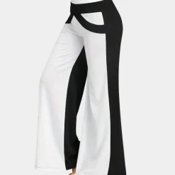 Broeken & Rokken Dames*Annalena - Modieuze damesbroek voor de zomer Wit