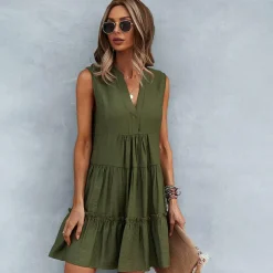 Jurken & Jumpsuits Dames*ANNELI - Stijlvolle zomer mini jurk