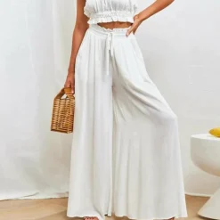 Broeken & Rokken Dames*ANNETTE - Elegante losse zomerbroek