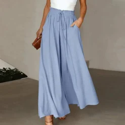 Broeken & Rokken Dames*ANNETTE - Elegante losse zomerbroek