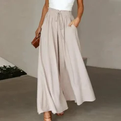 Broeken & Rokken Dames*ANNETTE - Elegante losse zomerbroek