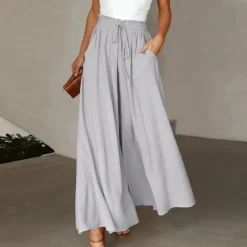 Broeken & Rokken Dames*ANNETTE - Elegante losse zomerbroek