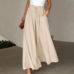 Broeken & Rokken Dames*ANNETTE - Elegante losse zomerbroek