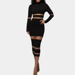 Jurken & Jumpsuits Dames*Anni - Trendy Bodycon Zomerjurk voor Vrouwen voor Elke Gelegenheid