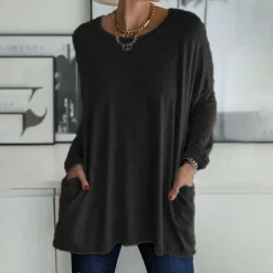 Topjes & Shirts Dames*ANNIE - Avslappet zomerskjorte voor vrouwen