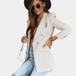 Blazers & Blouses Dames*Antonella - Eenvoudige damesblazer voor de zomer
