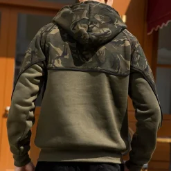Truien & Vesten Heren*Antonis - Lichte Zomer Herenhoodie met Camouflage Dessin