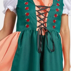 Jurken & Jumpsuits Dames*Anwen - Tijdloze Oktoberfestjurk met Moderne Flair voor de Zomer Groen