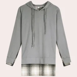 Truien & Vesten Dames*April - Elegante Lange Mouw Trui in Patchwork Design voor de Zomer