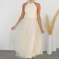 Jurken & Jumpsuits Dames*Aria - Elegante en comfortabele lange damesjurk voor de zomer