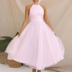 Jurken & Jumpsuits Dames*Aria - Elegante en comfortabele lange damesjurk voor de zomer