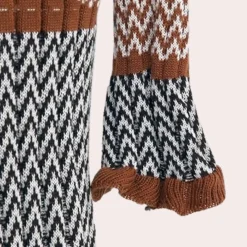 Jurken & Jumpsuits Dames*ARIA - Luchtige Zomerse Gebreide Jurk voor Dames Gemengde Kleur