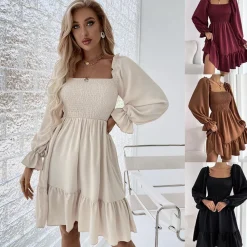 Jurken & Jumpsuits Dames*ARIA - Stijlvolle zomerjurk met ruches