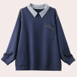 Truien & Vesten Dames*Ariadne - Luxe Damestrui voor de Zomer Blauw