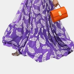 Jurken & Jumpsuits Dames*Arielle - Eenvoudige dames zomerjurk Paars