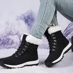 Damesschoenen*Arina - Stijlvolle Damessneeuwlaarzen met Grip