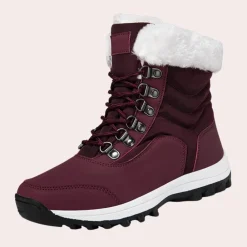 Damesschoenen*Arina - Stijlvolle Damessneeuwlaarzen met Grip