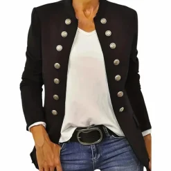 Blazers & Blouses Dames*ARJA - Lente/Zomer casual blazer voor dames met voorknopen
