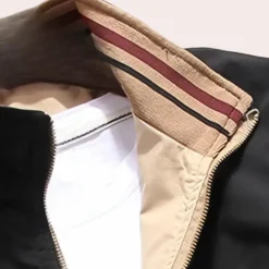 Jassen Heren*Arunas - Luchtige zomer bomberjack voor heren Zwart