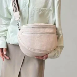 Tassen*Arvella - Zomerse crossbody tas met dubbele rits