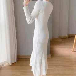 Jurken & Jumpsuits Dames*ARWENA - Stijlvolle Zomerse Gebreide Jurk voor Dames