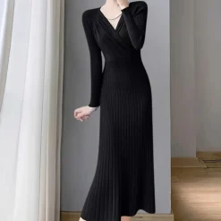 Jurken & Jumpsuits Dames*ARWENA - Stijlvolle Zomerse Gebreide Jurk voor Dames