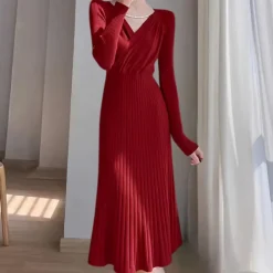 Jurken & Jumpsuits Dames*ARWENA - Stijlvolle Zomerse Gebreide Jurk voor Dames