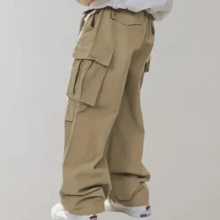 Broeken Heren*Asger - Cargo herenbroek met rechte pijpen voor de zomer