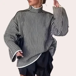 Truien & Vesten Dames*ASHLEY - Luchtige Zomertrui voor Dames Zwart