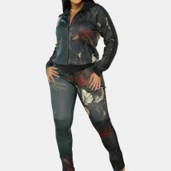 Sets Dames*ASHLEY - Trendy Tweedelige Zomerset voor Dames Paarsblauw