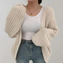 Truien & Vesten Dames*Asta - Stijlvol damesvest met lange mouwen voor de zomer