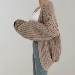 Truien & Vesten Dames*Asta - Stijlvol damesvest met lange mouwen voor de zomer