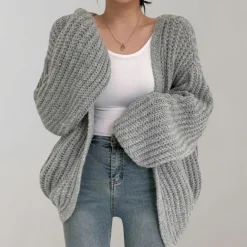 Truien & Vesten Dames*Asta - Stijlvol damesvest met lange mouwen voor de zomer