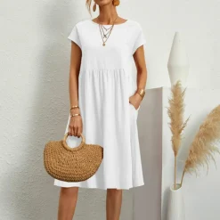 Jurken & Jumpsuits Dames*ASTRID - Elegante zomerjurk voor zonnige dagen